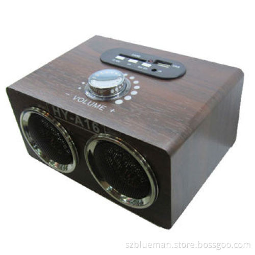Wooden speaker